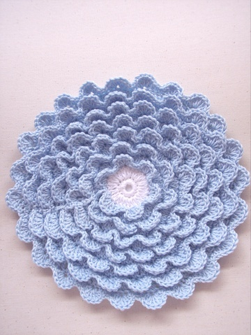 crocheted potholder