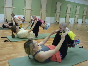Mom and Baby Pilates