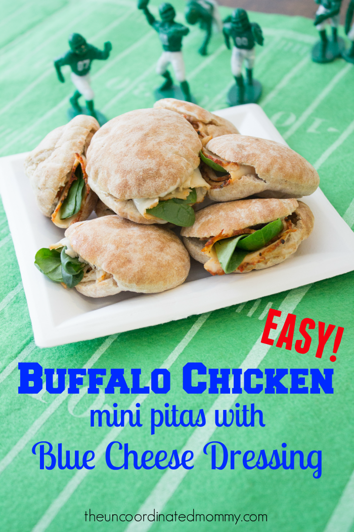 Easy Super Bowl Buffalo Chicken Pita Recipe
