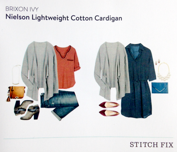 Stitch Fix Cardigan Style Card