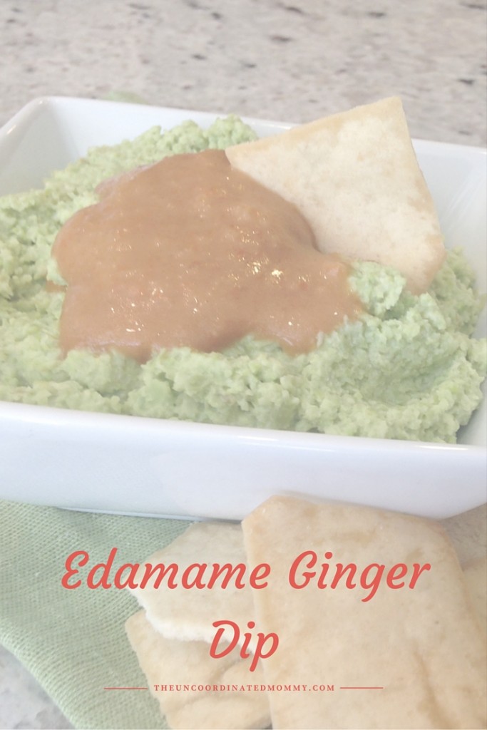 This super easy Naturally Fresh® Recipe for Edamame Ginger Dip can be made in 15 minutes! A perfect spring/Easter recipe! #NaturallyFreshRecipe ad