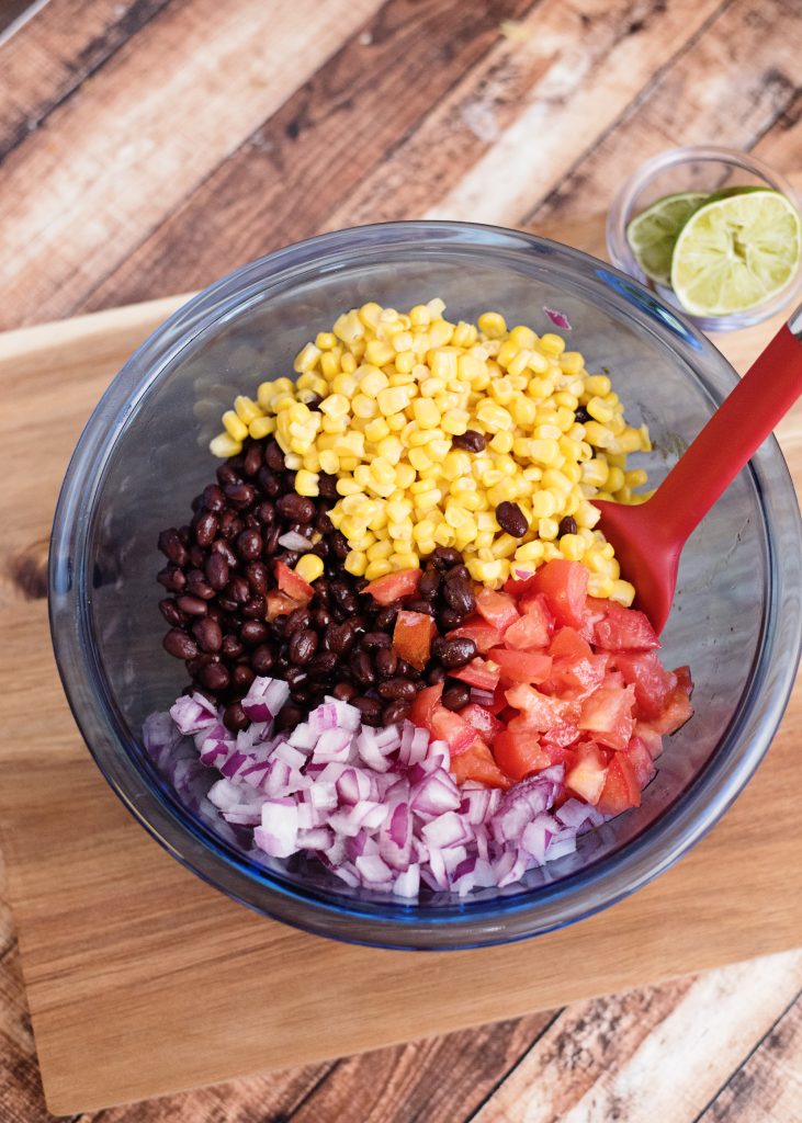 Fresh Corn and Black Bean Salsa | The Uncoordinated Mommy