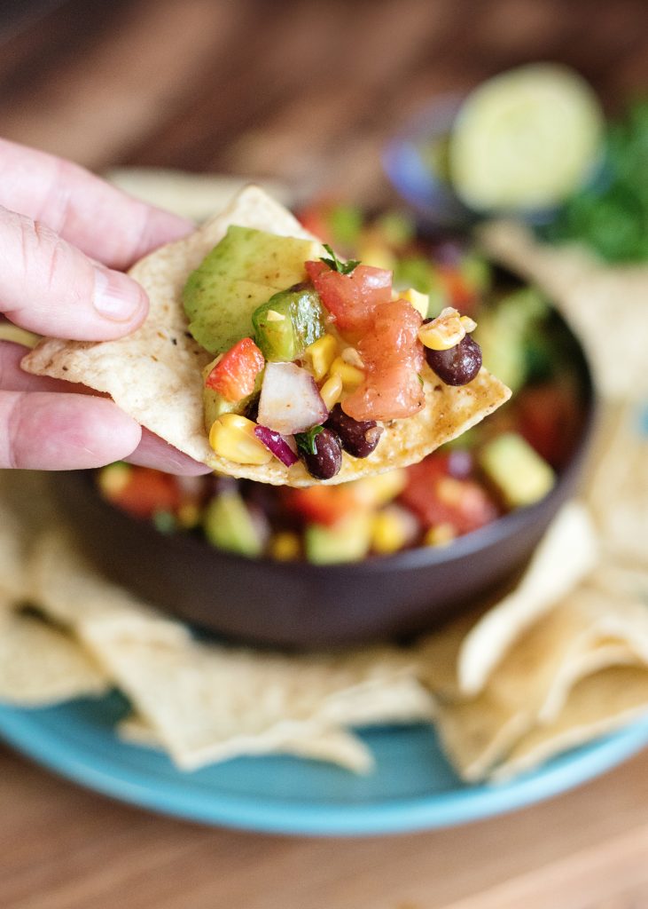 If you're looking for a delicious and healthy appetizer or snack, this Fresh Corn and Black Bean Salsa is perfect! It's easy and quick to prepare, and it's packed full of nutrients! Try this salsa for your next family gathering or game night!