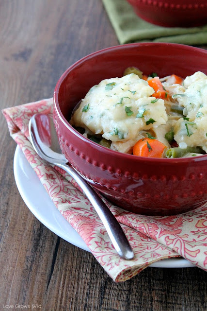 One of my favorite rotisserie chicken recipes is chicken and dumplings!