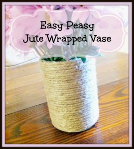 Jute Wrapped Vase Tutorial - The UnCoordinated Mommy
