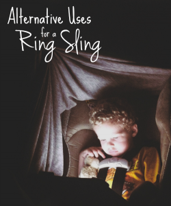 Alternative Uses for a Ring Sling