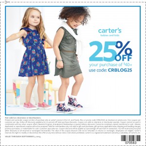 Carters Kids Fashion Coupon